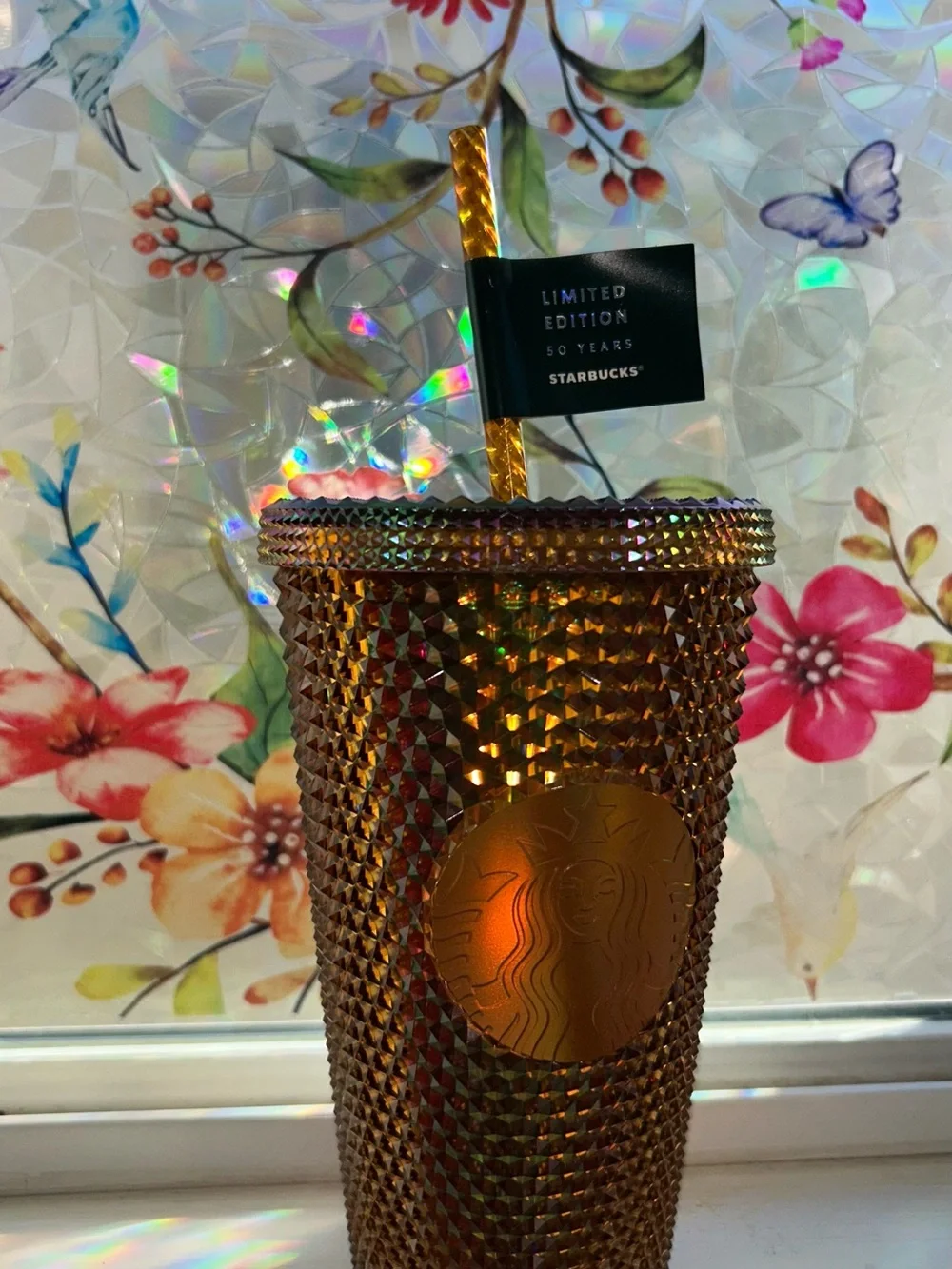 Starbucks 50th Anniversary Honeycomb Studded Tumbler